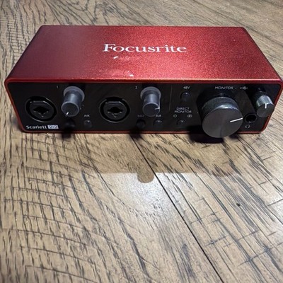 Focusrite Scarlett 2i2 3rd Gen MOSC0033 USB-C Audio Interface Podcast Recording