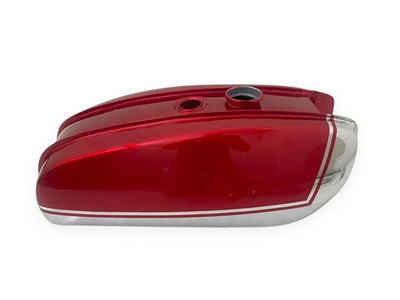 Fit BSA A65 Thunderbolt Lightning 1970'S Model Chrome & Cherry Painted Fuel Tank