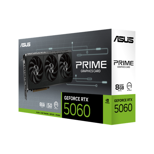 ASUS PRIME GeForce RTX 5060 8GB GDDR7 PRIME-RTX5060-8G PCIe 5.0 Graphics Card - Picture 10 of 12