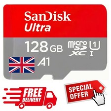 Image of Replacement for SanDisk Ultra 128GB Micro SD Memory Card Class 10 U1 SDHC SDXC