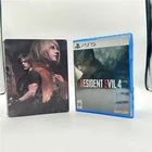 Resident Evil 4 Remake PS5 Video Game SteelBook Edition Capcom M-Rated Set
