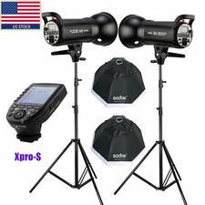 2X Godox SK300II 2.4G Studio Strobe Flash 95cm Softbox Xpro-S Trigger for Sony