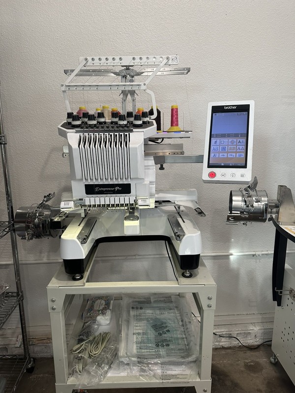 Brother PR1000e 10-Needle Single Head Electronic Control Embroidery Machine