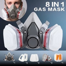 PRO 6200 Half Face Gas Mask Cover Painting Spraying Respirator Work Facepiece