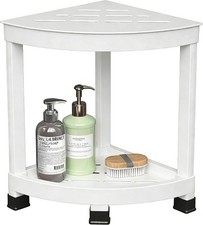 Corner Shower Stool Inside Shower Waterproof Shower Bench Shaving Legs Plastic