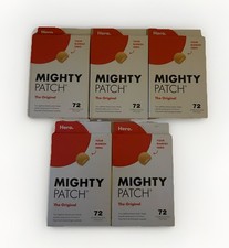 5 PK MIGHTY PATCH Hero Cosmetics Original, 5PK Of 72 Pimple Patches 360CT Exp 28