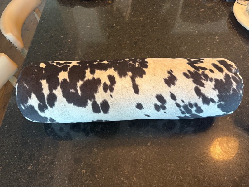 cowhide bolster