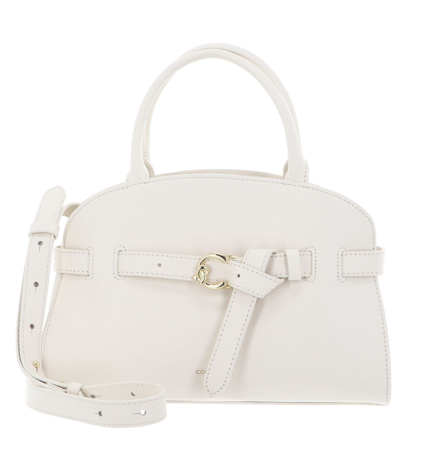 Coccinelle Sabine Medium Leather Bag - Female - Handbags - White - One Size - Bags - Image 2