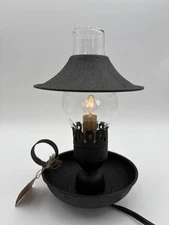 Park Designs Chamberstick Lamp & Shade 9” Black