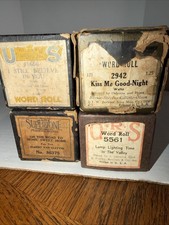 4 Piano Rolls QRS Supertone