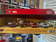 Disney Pixar Cars 20th Anniversary Fan Favorites 5-Pack Diecast Metal 1:55