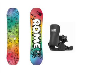 Rome Minishred Kids Snowboard 90 cm with XS (11C-1K) Minishred