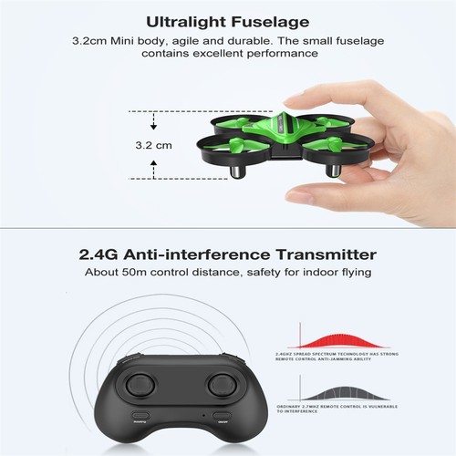 Eachine Mini RC Drohne Quadcopter 2,4G 4CH 6-Achsen Höhenhaltung Headless RTF - Bild 8 von 12
