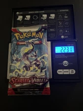 VERY HEAVY 22.31g Scarlet And Violet Base Pokemon TCG Booster Pack