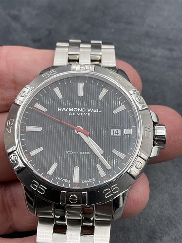 Raymond Weil Tango Black Dial Men's Watch 8160-ST2-20001 - Picture 10 of 13