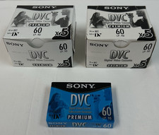 SONY MINI DVD 60 MIN DVM60PRL CASSETTES 2 BOXES OF 5 EACH - MEXICO -NEW , SEALED