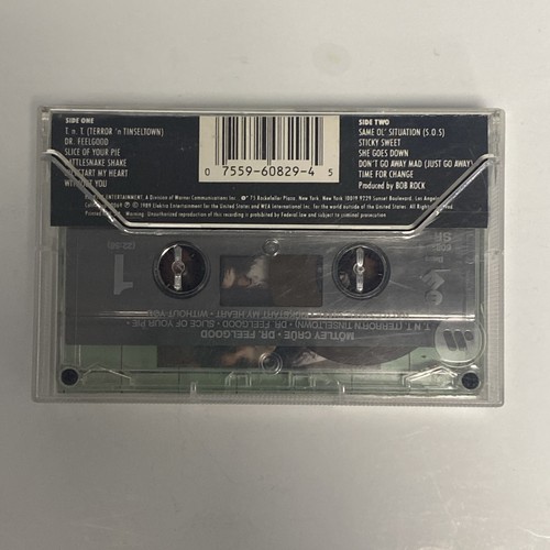 Mötley Crüe - Dr. Feelgood (1989 Heavy Metal Cassette) Motley Crue - Picture 2 of 9