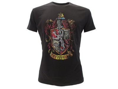 HARRY POTTER T-Shirt Shirt WAPPEN Haus GRIFFINDOR Logo OFFIZIELL Warner Bros