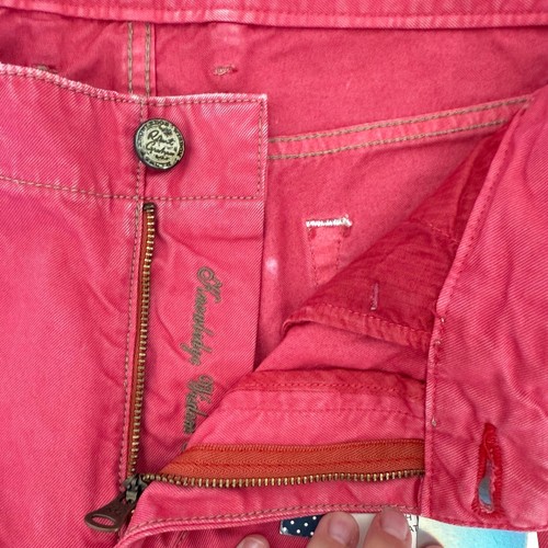 Robert Graham Men's Pants YATES JEANO 3 Classic Raspberry Red STAIN! DAMAGE! 34 - Picture 4 of 10