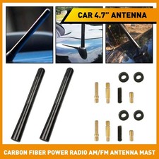 2x Black Carbon Fiber Short Antenna For Trd Sports Toyota 4.7 General Purpose 2x Black Carbon Fiber Short Antenna For Trd Sports Toyota 4.7 General Purpose