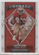 2021 Panini Rookies & Stars Crusade Red Wave Prizm Jerry Rice #CR-18 HOF 19b1