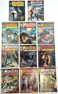 NM  MONSTERS UNLEASHED! 1-11 Vintage Horror Comic Lot Key 1st App Frankenstein