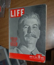 March 29, 1943 WWII Life Magazine World War II Special Issue USSR - STALIN