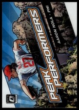 2019 Donruss Optic #PP-11 Aaron Nola Peak Performers Holo