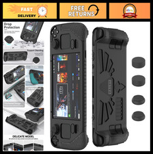 Steam Deck Protective Case - Thick Silicone Skin Cover 2 Thumb Grips - Full Pr