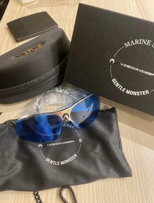 Gentle Monster X Marine Serre Visionizer  Sunglasses Limited Marine Blue