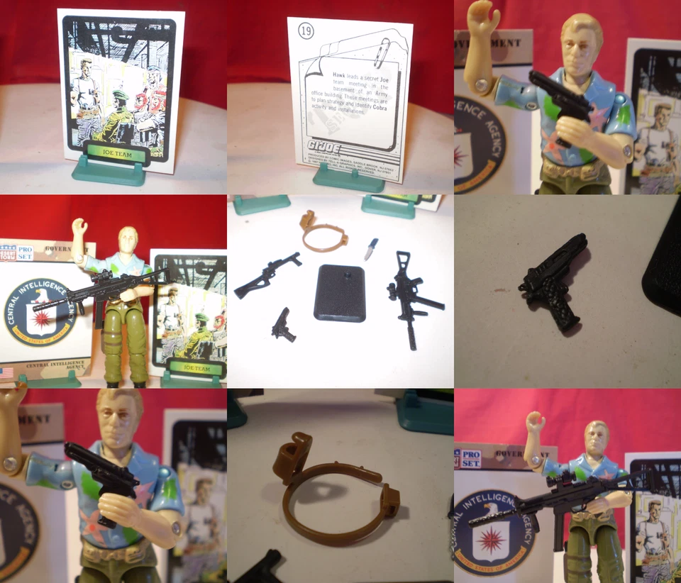 GI JOE CHUCKLES 1987 AGENTE DE INTELIGENCIA ENCUBIERTO 100 % + TARJETA CIA ARAH cobra ** Foto 4 de 4