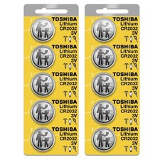 CR2032 3 Volt Lithium Coin Battery 10 Batteries 