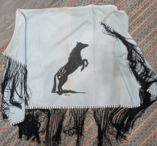 Handmade Native American Fringed Shawls lot of 3