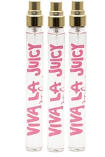 VIVA LA JUICY - ROSE - EAU DE PARFUM SPRAY -  .33 OZ lot of 3