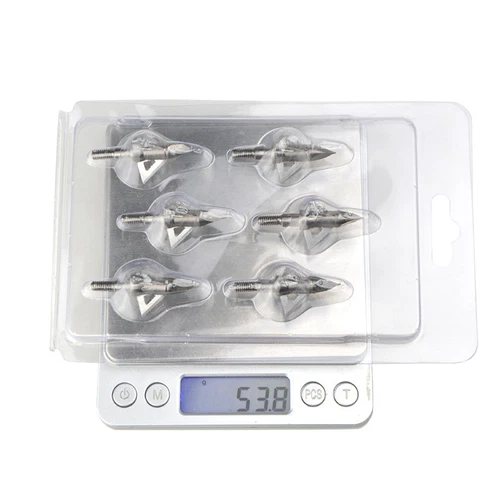 6/12/24pcs Archery Arrowheads Broadheads Blade Tips Arrow Screw Hunting Points - Picture 7 of 7