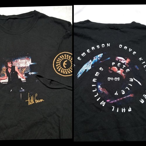 2005 Keith Emerson Band Tour T Shirt Mens XL Europe Japan Rare Keyboardist