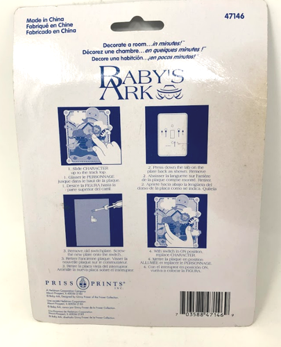 Baby's Ark Light Switch Slide Plate 47146 - Picture 2 of 3