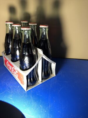 Vintage 1950's Coca Cola Metal Aluminum 6-Pack Bottle Carrier