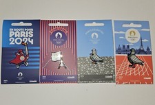 PIN'S COLLECTOR JEUX OLYMPIQUES PARIS 2024- LOT DE 4 PIN S - NEUFS