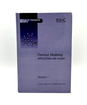 Chemical Modelling Applications and Theory Volume 1 book very good