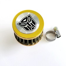 12mm Gold Mini Air Oil Breather Filter Mitsubishi Eclipse Evo 3000gt Autobot Jdm