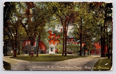 c1908~Moses Brown School College~Providence Rhode Island RI~Antique Postcard