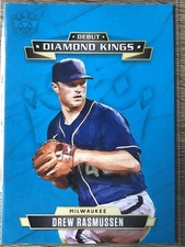 Drew Rasmussen 2021 Diamond Kings Debut Rc   #DDK-MB Milwaukee Brewers