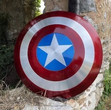 Avengers Costume Metal Prop Replica - 1:1 Scale Captain America Cosplay Shield