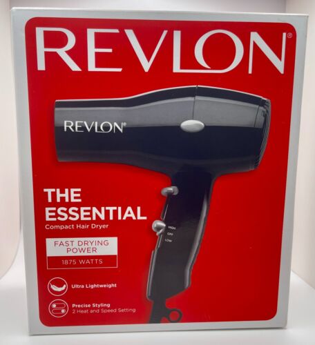 Revlon RVDR5034 1875W Compact and Lightweight Hair Dryer - Black