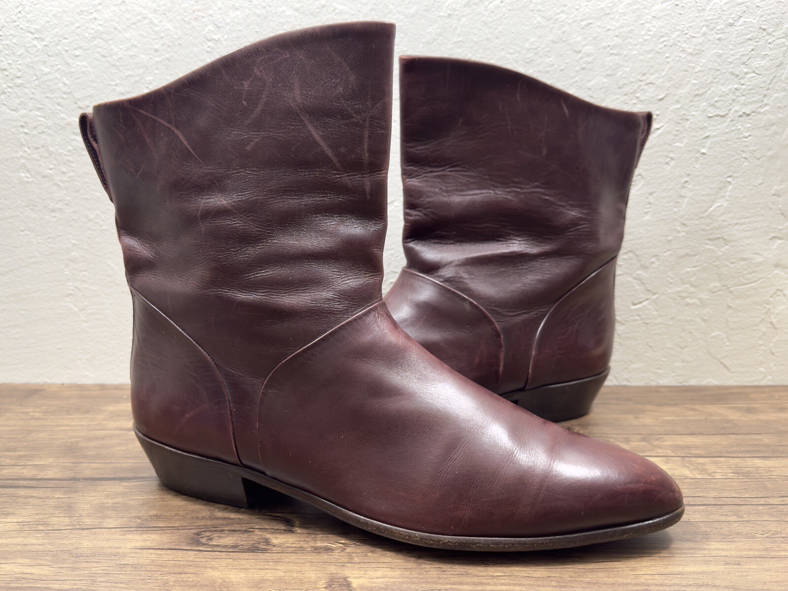 Bally Women's Leather Boots Made in Italy Size 11.5 M Gem