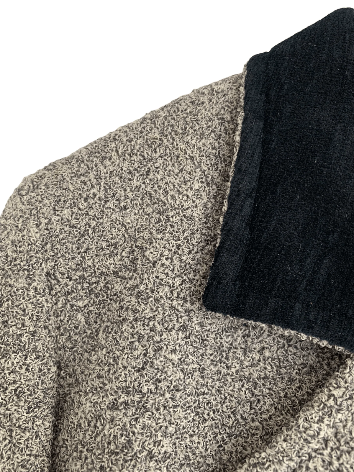 Giacca di lana Yves Saint Laurent grigia EU38 taglia UK 10