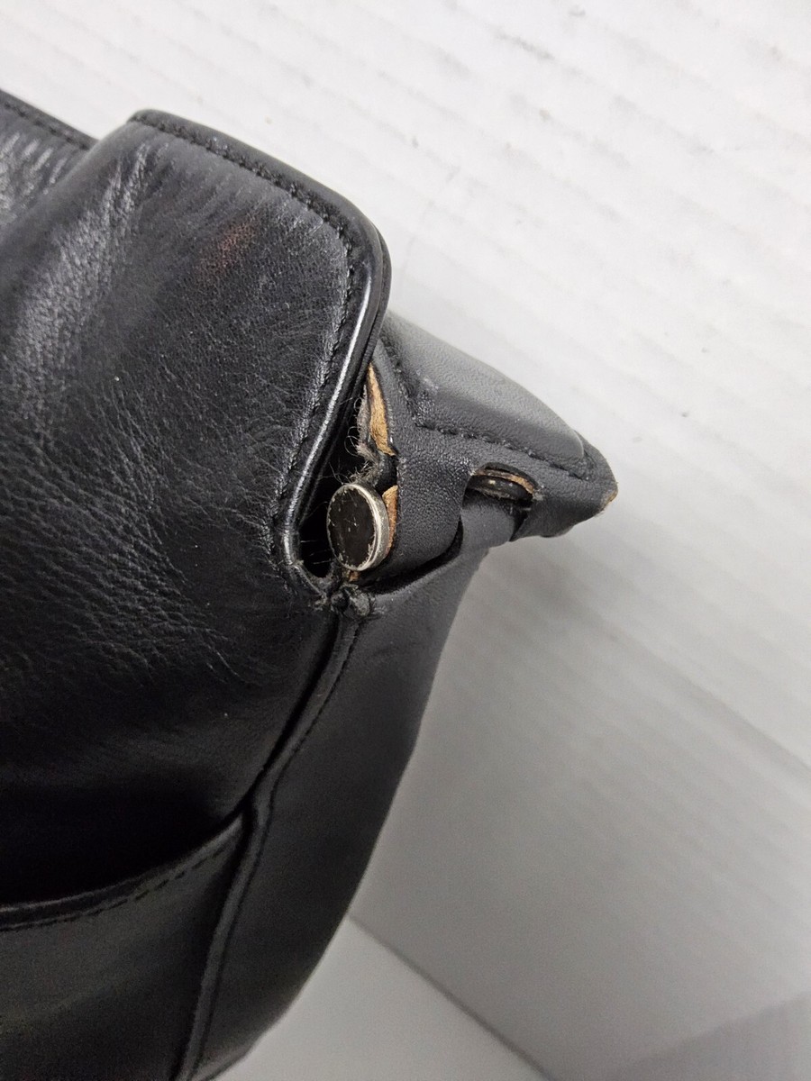 Vintage Coach Rare Made In USA 9180 Shoulder Handbag Purse Black