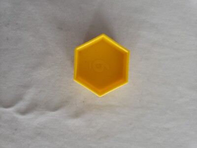 Tupperware TUPPERTOYS Shape O Ball Sorter Toy Replacement Piece #6 HEXAGON
