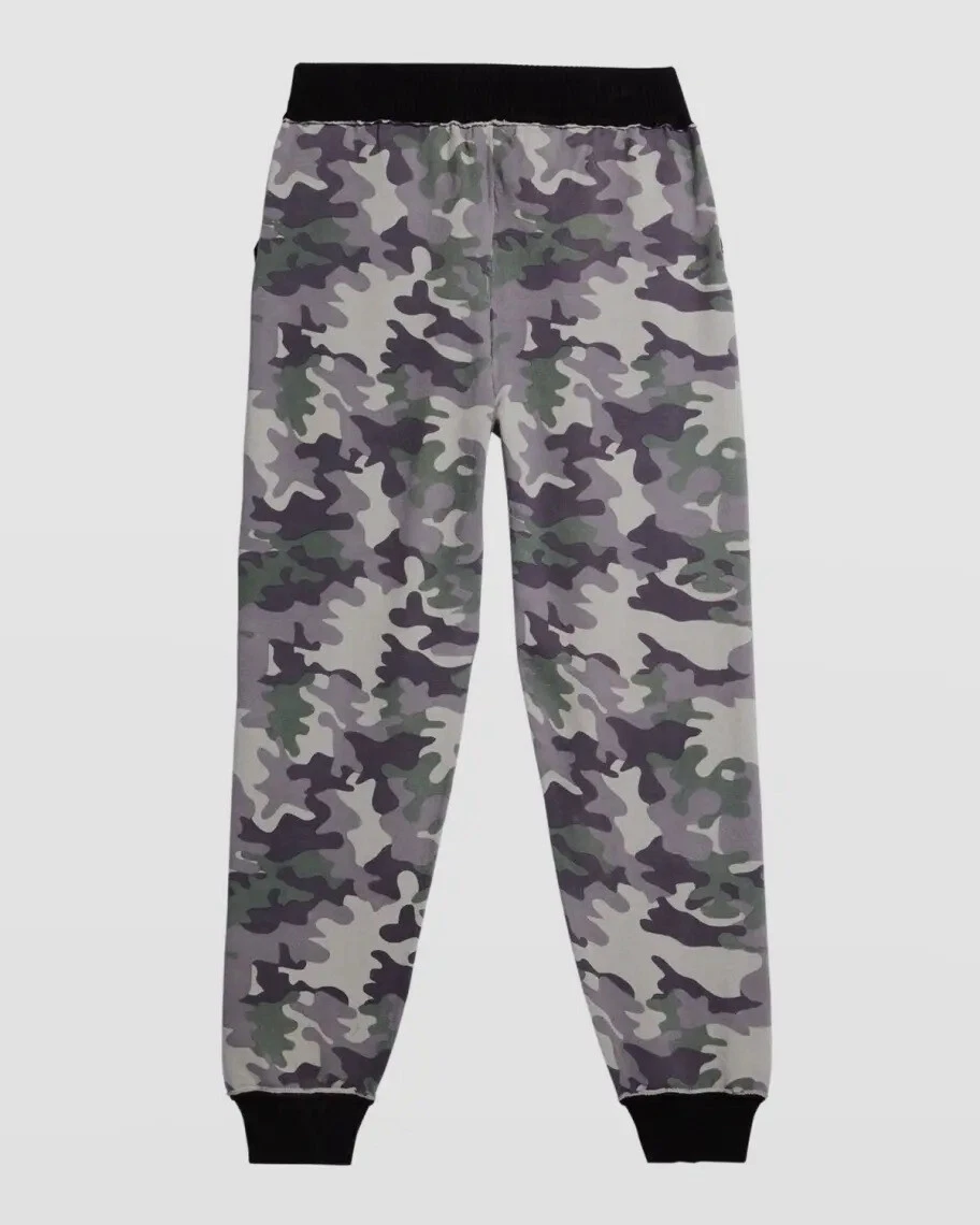 42 Design History Kid s Girls Gray Camo Print Star Jogger Pants Size M